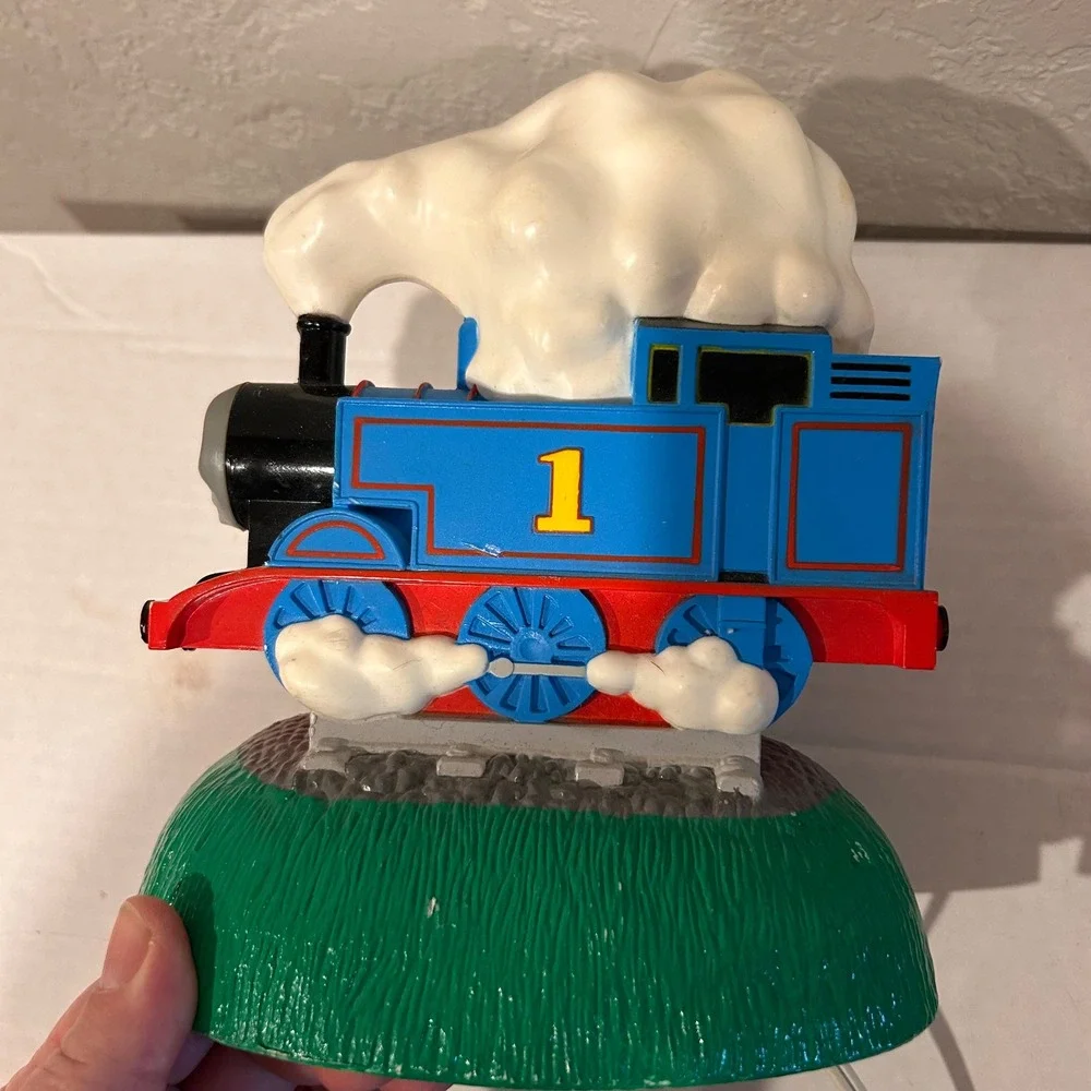 VTG 1992 Thomas the Tank Engine Train‎ Light Up Smoke Cloud Display Figurine